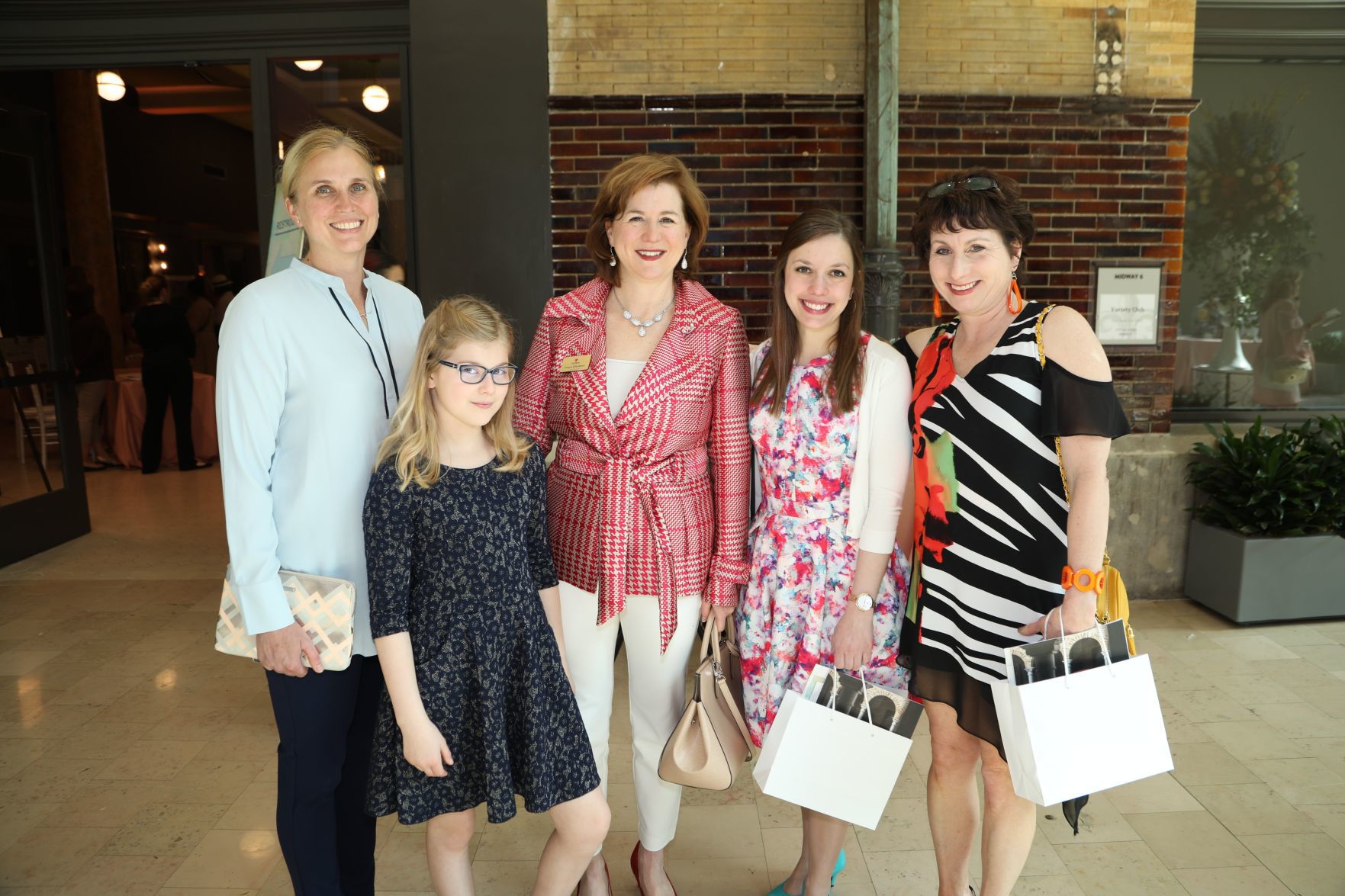 Sandra Burke, Katherine Rose Ellenhorn, Laura Ellenhorn, Chair of Variety Women, Eileen Engel